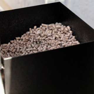 bac à granulés range buche pellets granule granules